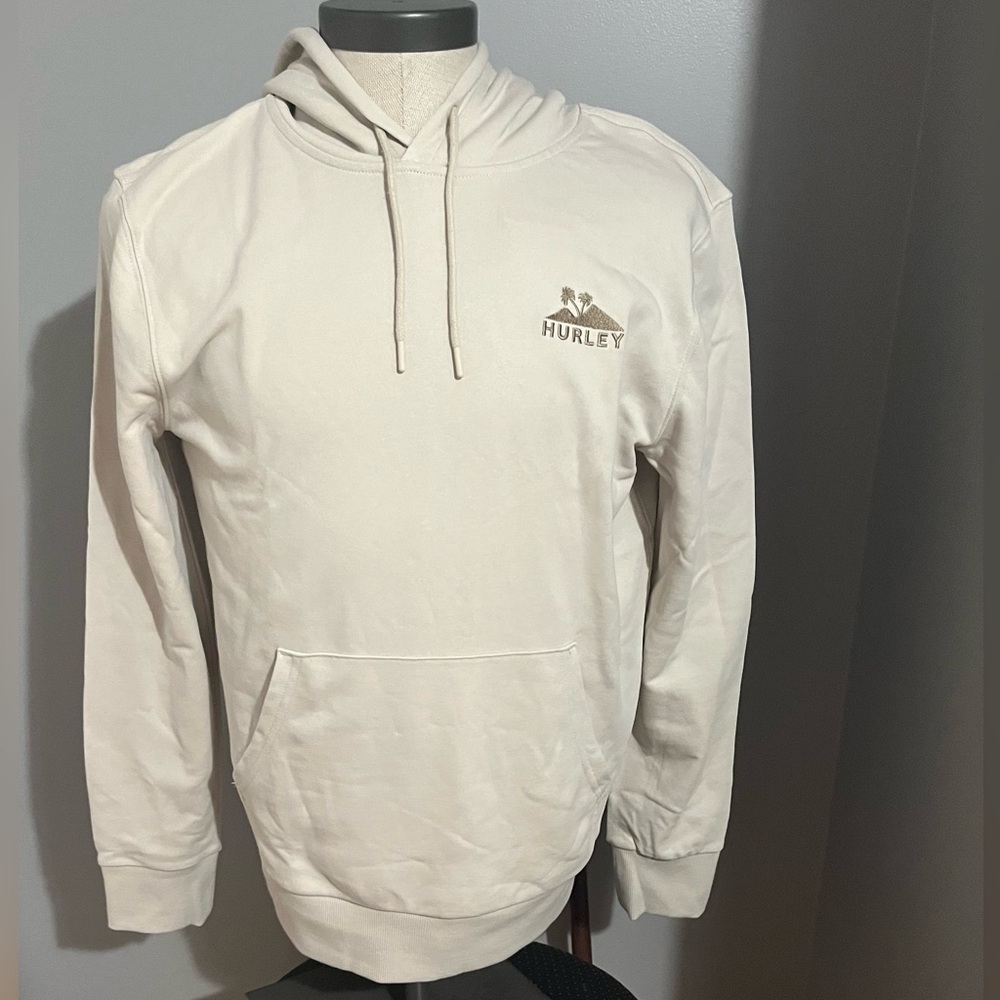 Hurley Men's Cream White Pullover Hoodie